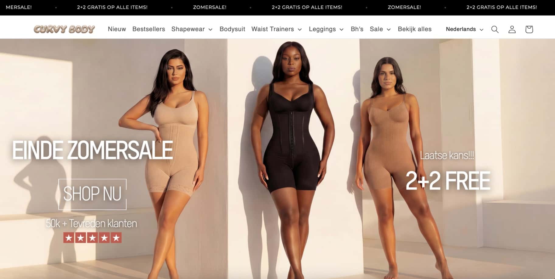 Curvy-body.co -E-Commercebedrijf met €100.000,- jaar Omzet