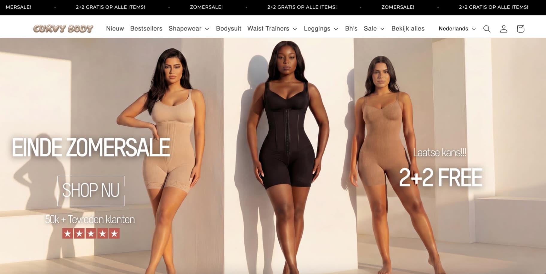 Curvy-body.co -E-Commercebedrijf met €100.000,- jaar Omzet
