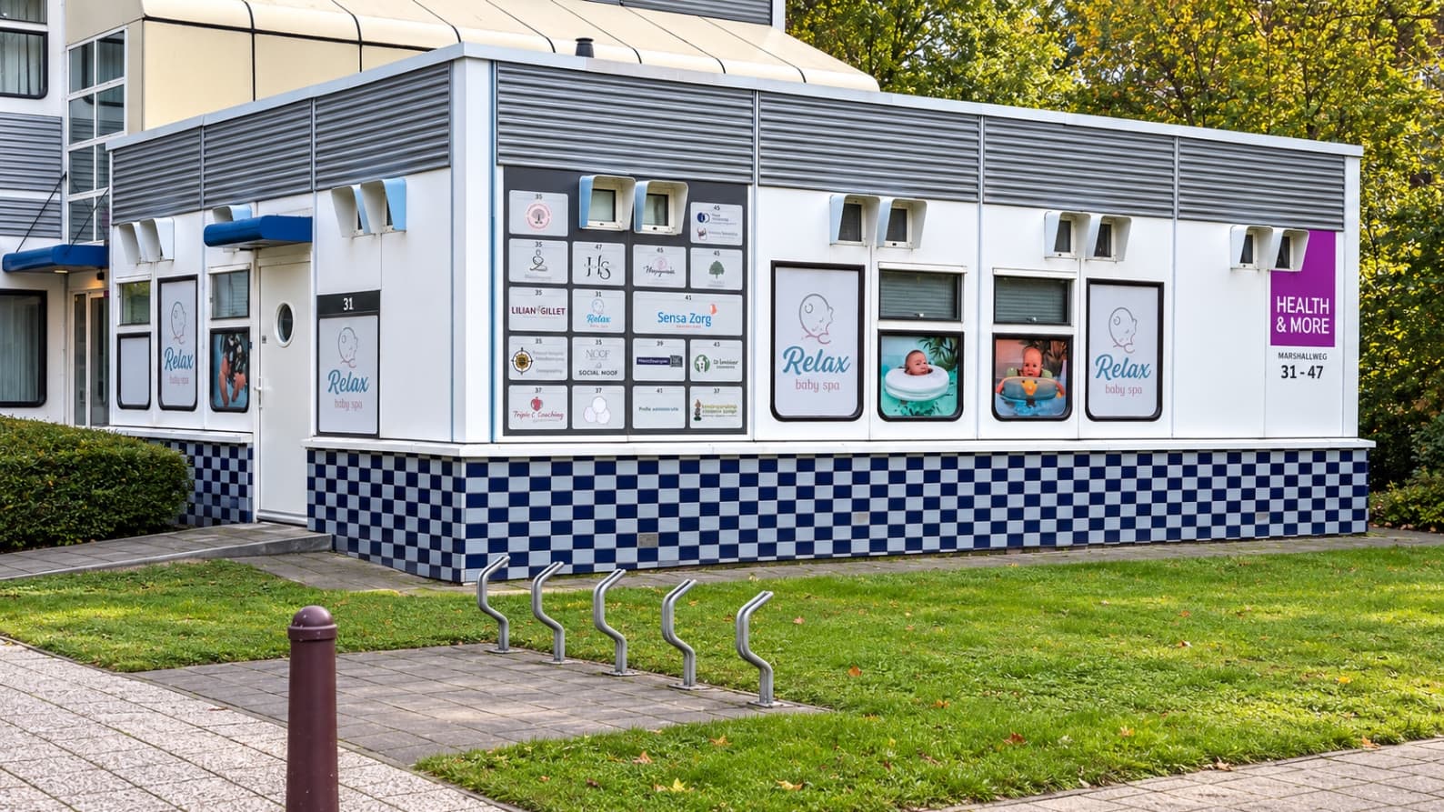 Compleet ingerichte baby spa in Rotterdam
